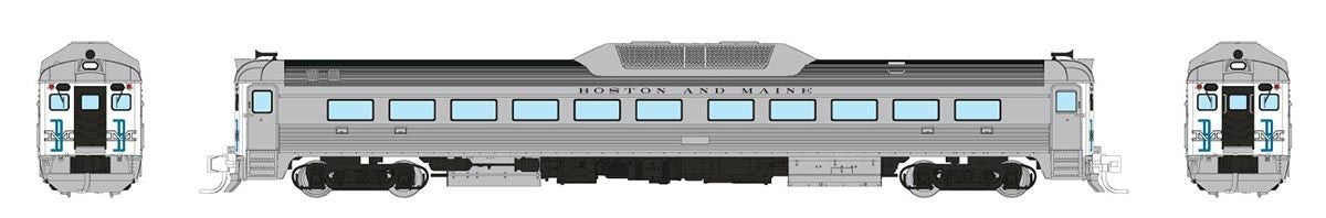 Rapido Trains 516004 N B&M Budd RDC-1 Phase 2 Diesel Locomotive DC/Silent