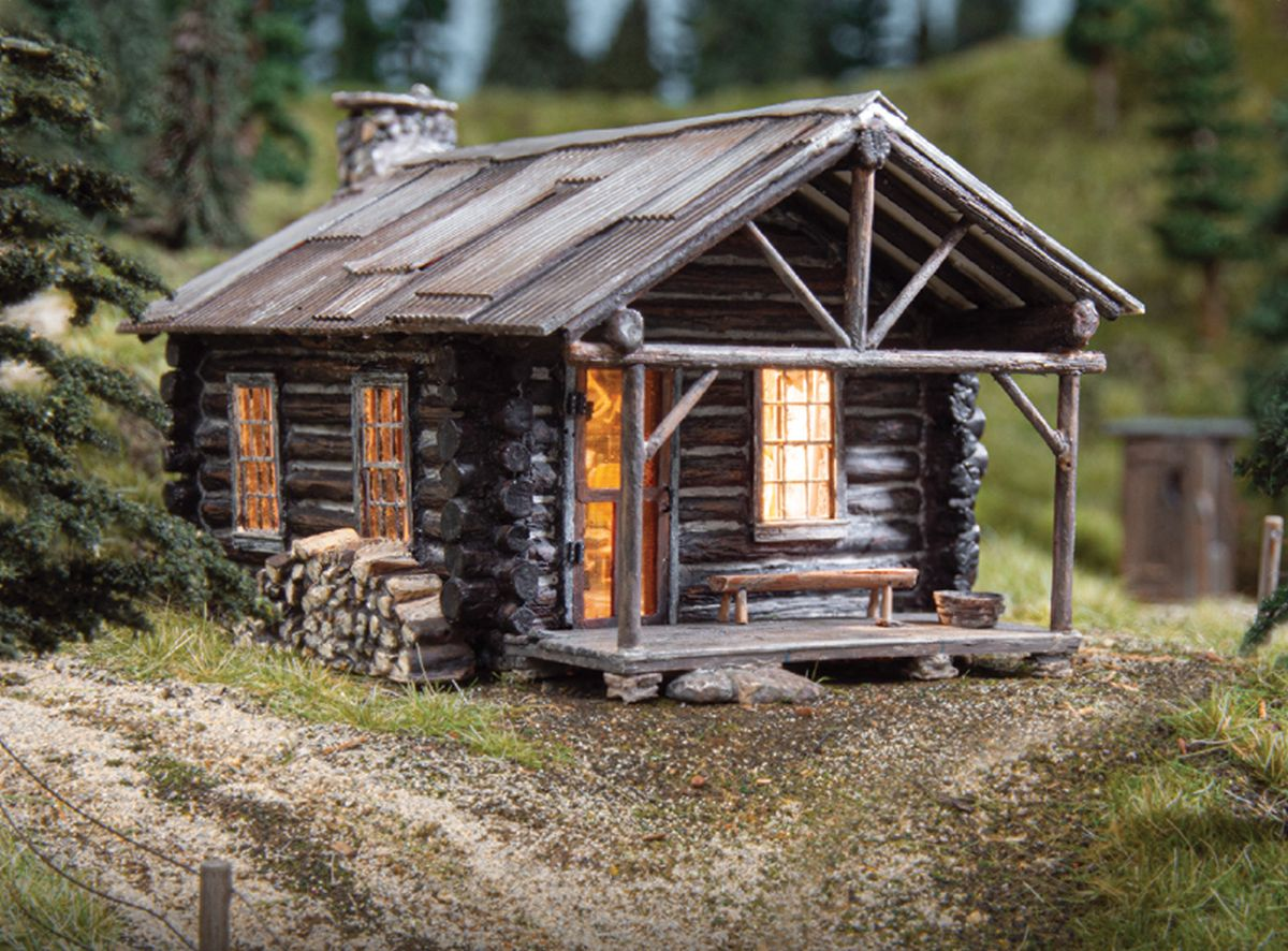 Woodland Scenics BR5875 O Cozy Cabin Assembled Building