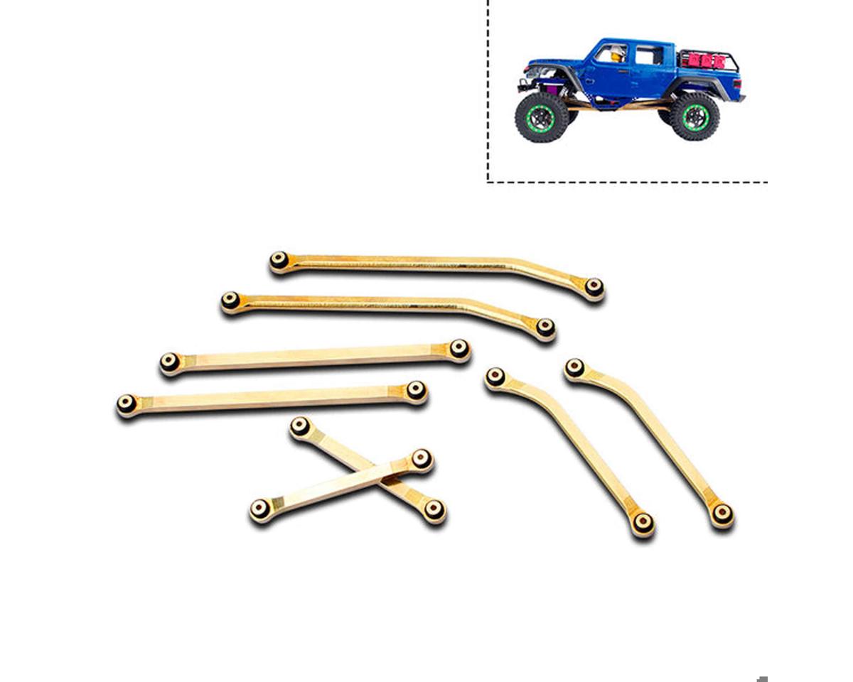Furitek 2135 SCX24 Gladiator Brass High Clearance Links Set