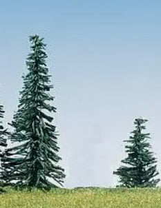 Faller 1480 HO / N Scale Blue Spruce Trees (Box of 6)