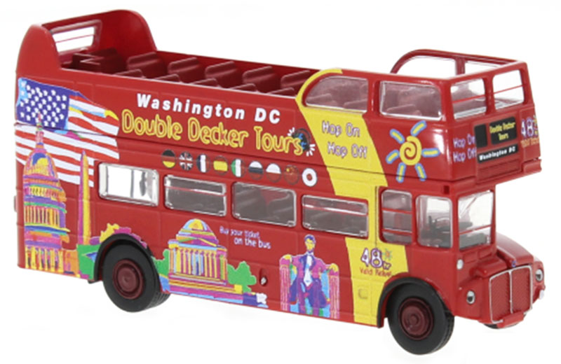 Brekina Automodelle 61115 HO AEC Routemaster Washington DC Tour Bus