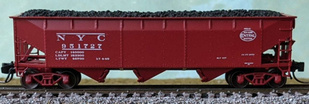 Bluford Shops 74190 N New York Central 70 Ton 3-Bay Offset Side Hopper #951727