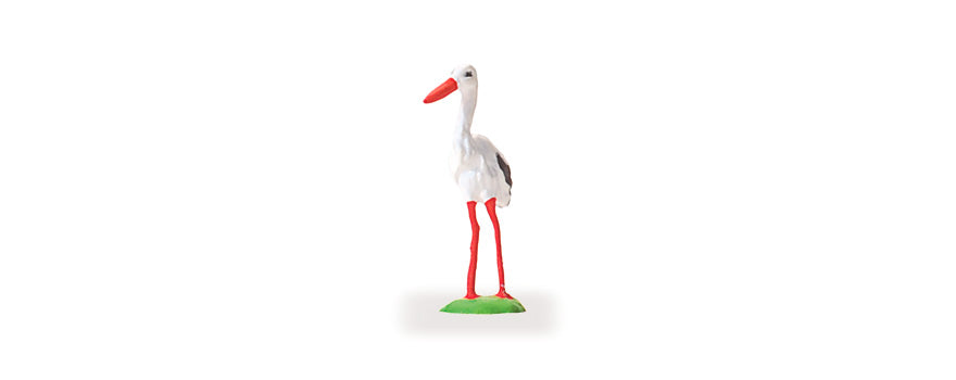 Preiser 29532 HO Stork Figure
