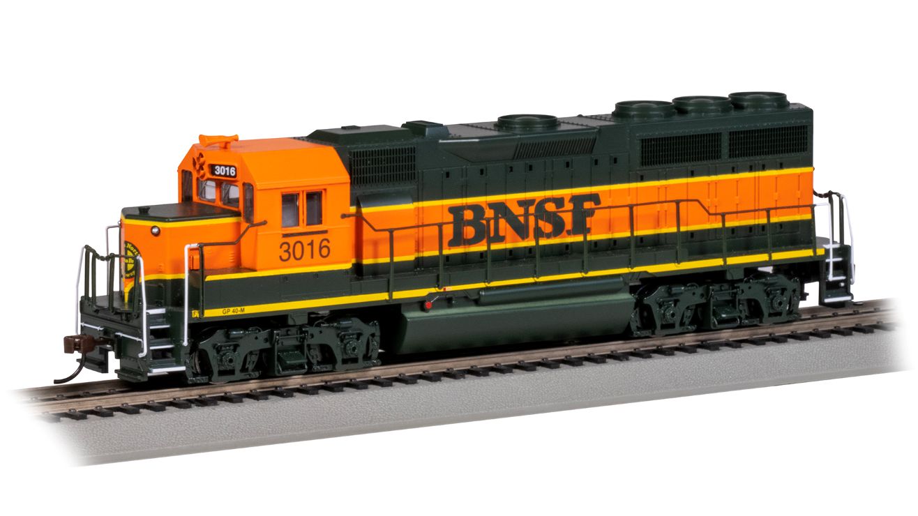 Bachmann 60319 HO BNSF Heritage I GP40 Diesel Locomotive with DCC #3016