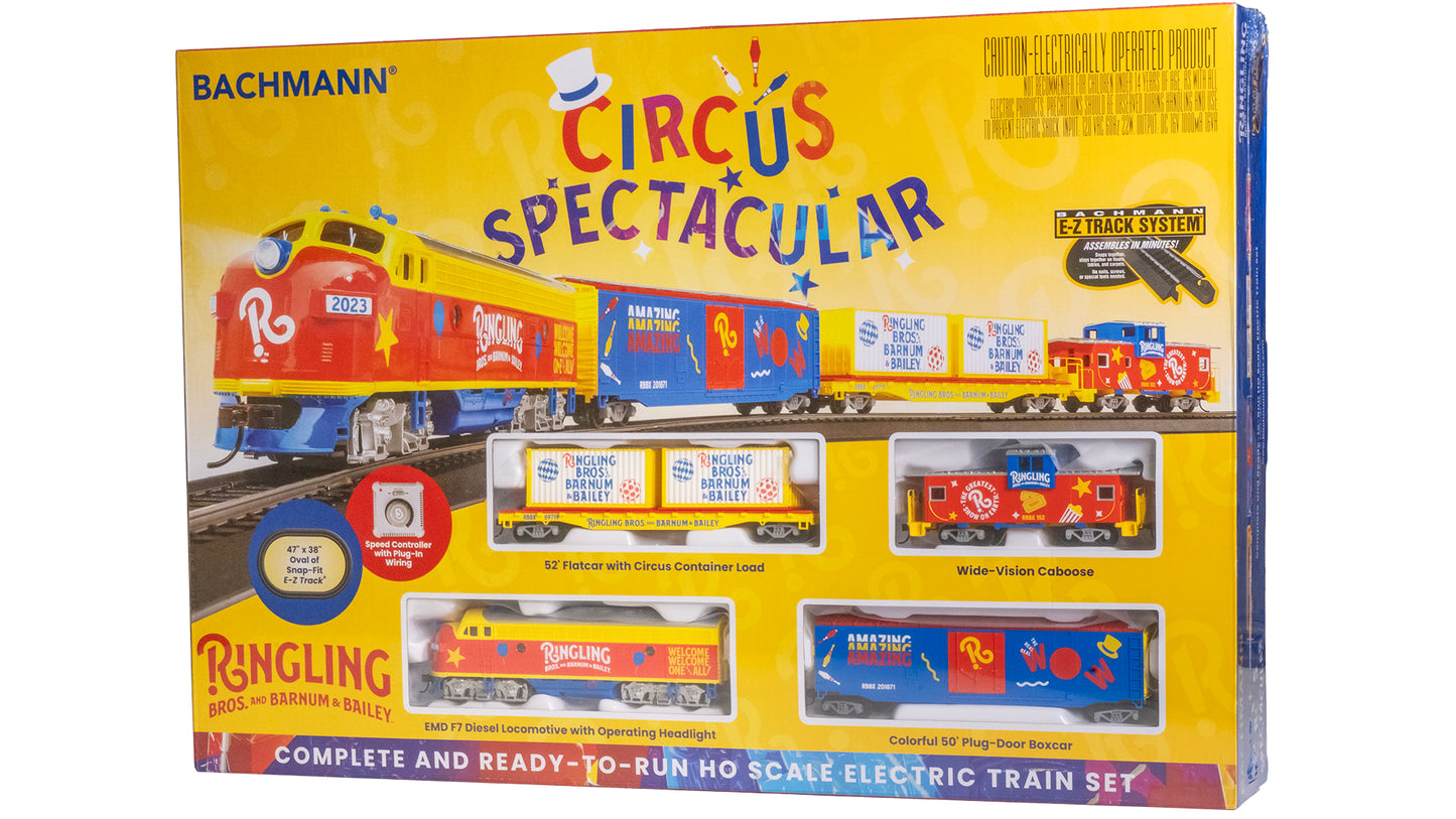 Bachmann 00780 Ringling Bros Circus HO Gauge Spectacular Train Set
