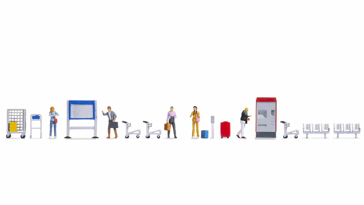 Noch 16268 HO Platform Themed Figures Set
