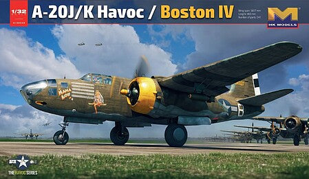 HK Models 01E040 1:32 A-20J/K Havoc/Boston Mk.IV Aircraft Plastic Model Kit