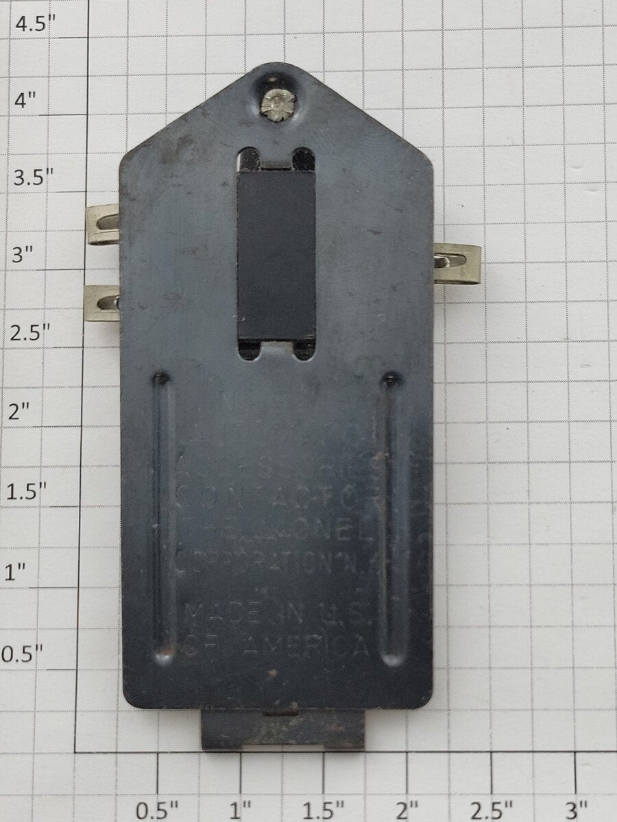 Lionel 153C O Gauge Postwar Version Contactor Track Trip with Round Nut