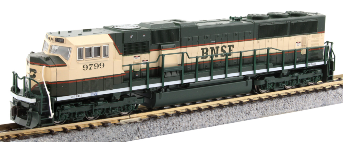 Kato 176-6313-DCC N BNSF SD70MAC Diesel Locomotive - DCC #9799