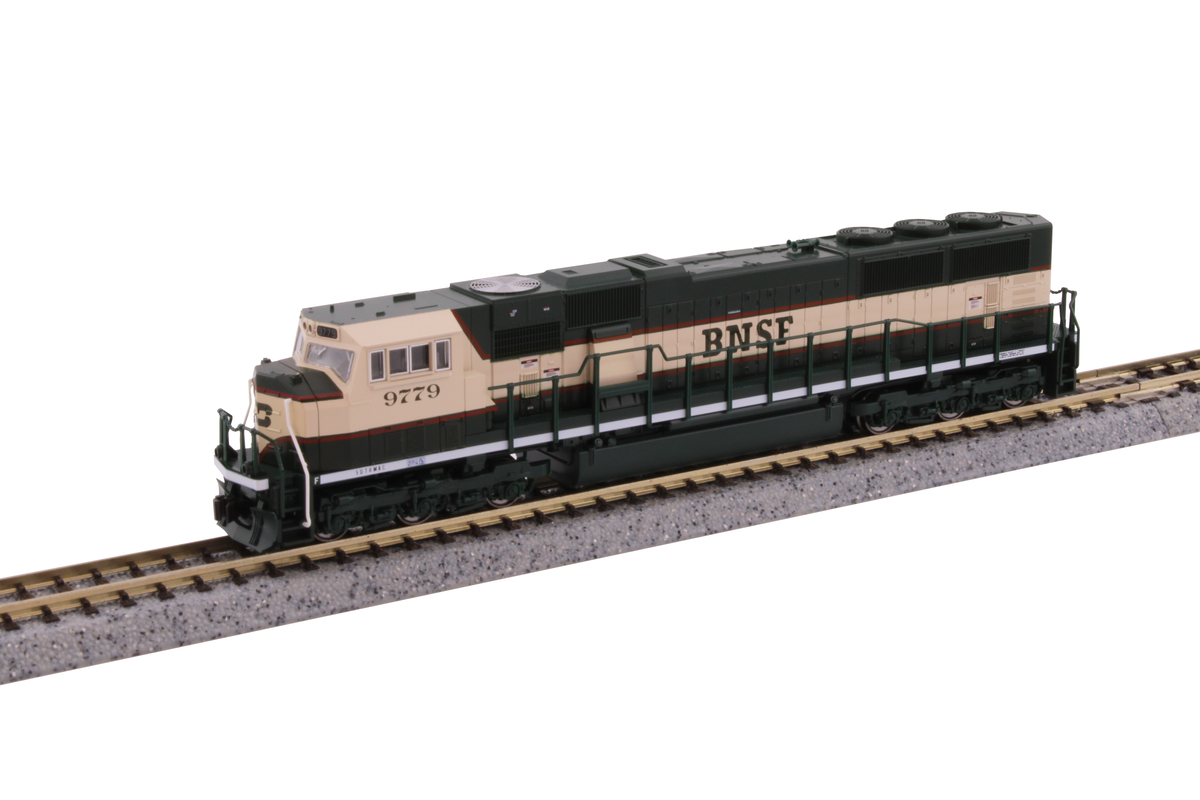 Kato 176-6312-S N BNSF SD70MAC Diesel Locomotive - DCC & Sound #9779