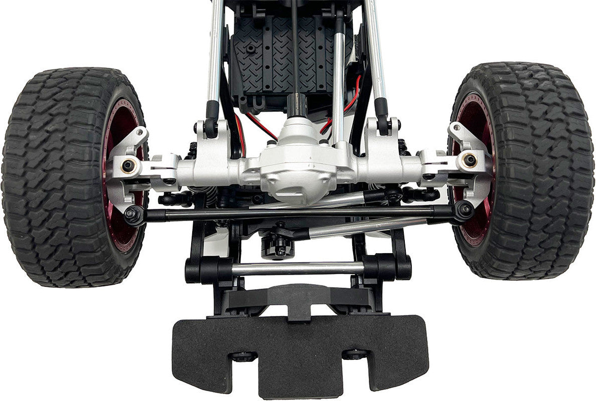 Racers Edge 1970BK Black Aluminum Front & Rear Axle Housing Set
