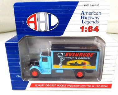AHL L01014 1:64 Die-Cast Evinrude "First in Outboards" Mack Delivery Truck