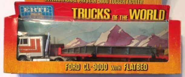 Ertl 1455 1:64 Ford CL-9000 W/Flatbed