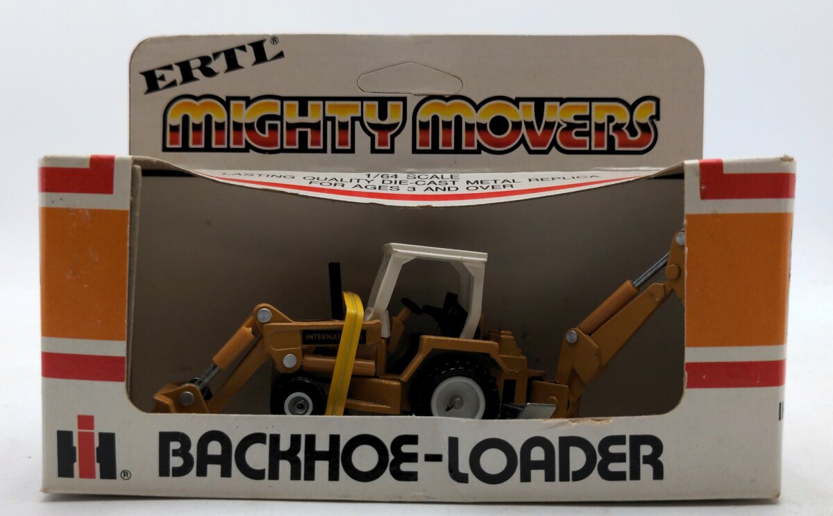 Ertl 1853 1:64 Mighty Movers IH Backhoe/Loader