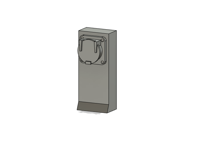 CMR Products 416-8112 HO Undecorated Locomotive Train Tall Single MU Plug