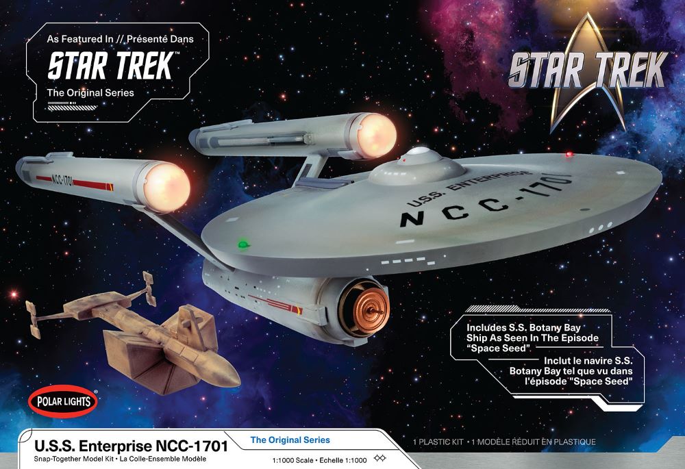 Polar Lights 1000 1:1000 Star Trek: USS Enterprise NCC-1701 Plastic Model Kit