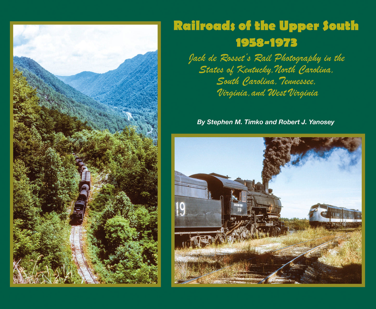 Morning Sun Books 8444 Railroads of the Upper South Soft Cover Book