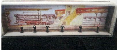 Merten 908 Z Scale Railroad Staff w/Blue Uniforms (Pack of 6)