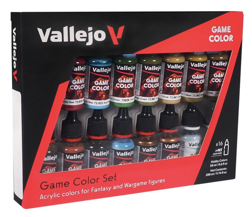 Vallejo Paint 72188 Specialist Game Color Acrylic Paint (Set of 16)