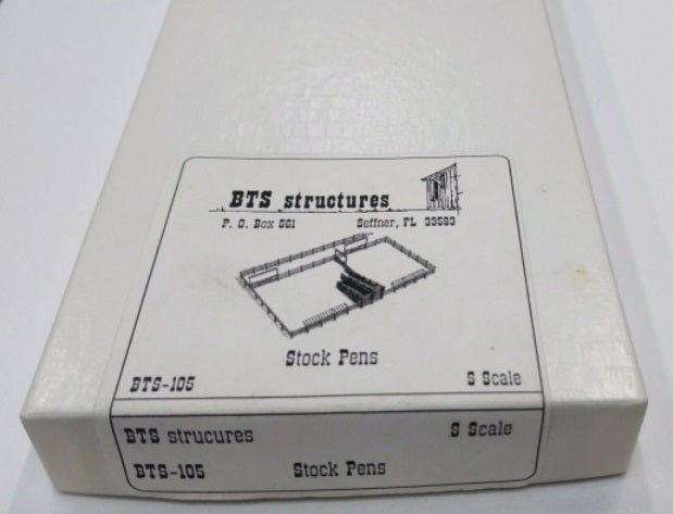 BTS 105 S Scale Stock Pens Structure Kit