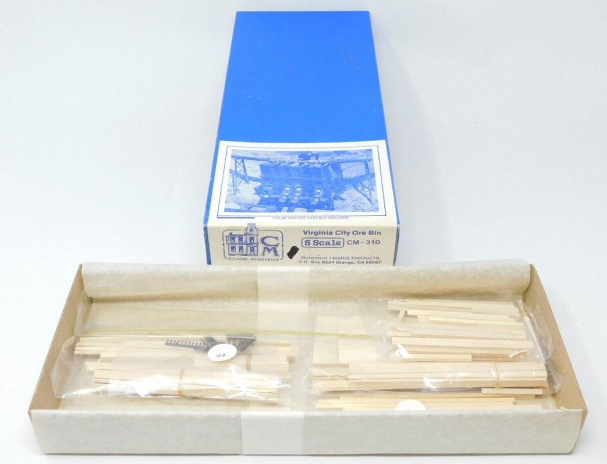 Classic Miniatures CM-310 S Scale Virginia City Ore Bin Model Building Kit