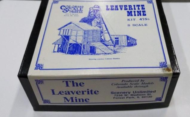Scenery Unlimited 475 S Scale The Leaverite Mine Kit