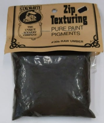 Color-Rite 30b Zip Texturing Raw Umber Pure Paint Pigments