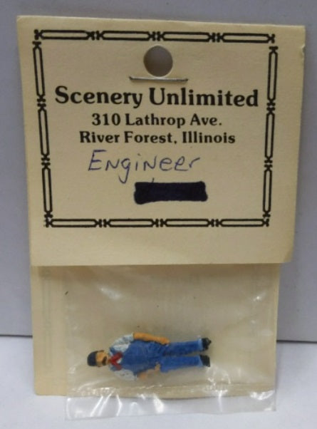 Scenery Unlimited 251 S Scale Engineer Metal Painted Figure