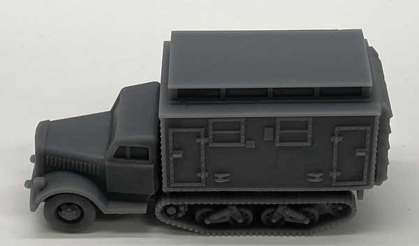 Phoenix Precision Models 31050 HO Half-Track Ambulance with Closed Door Kit