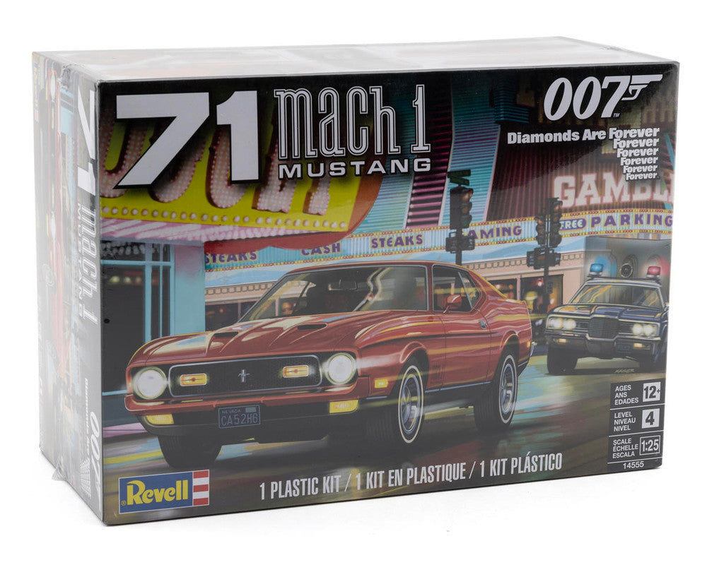 Revell 14555 1:25 James Bond '71 Ford Mustang Mach 1 429 Plastic Model Kit