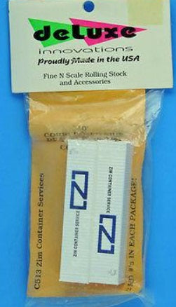 Deluxe Innovations C513 N Zim Container Service 40'' Wrinkle Side (Pack of 2)