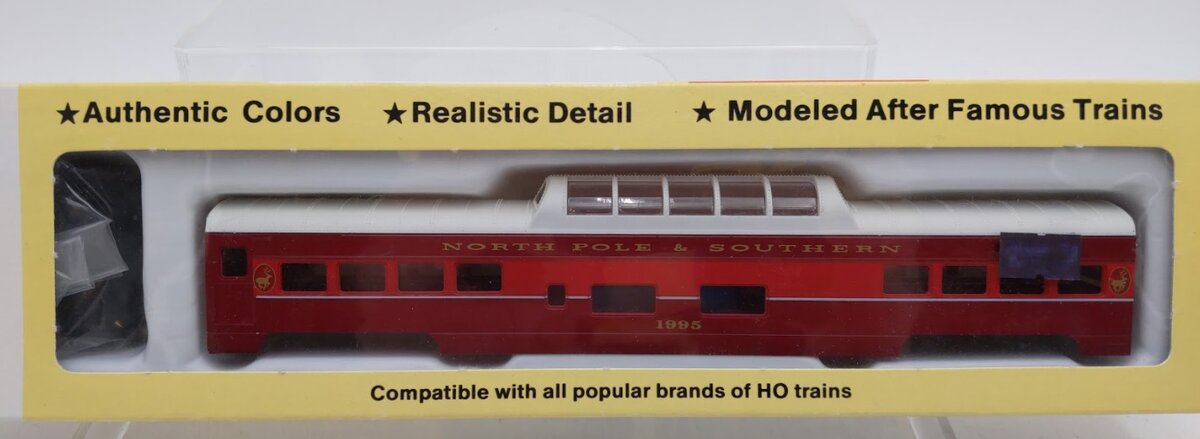 Con-Cor 0001-00095H HO Scale Christmas 1995 Collectors 72' Dome Car Kit