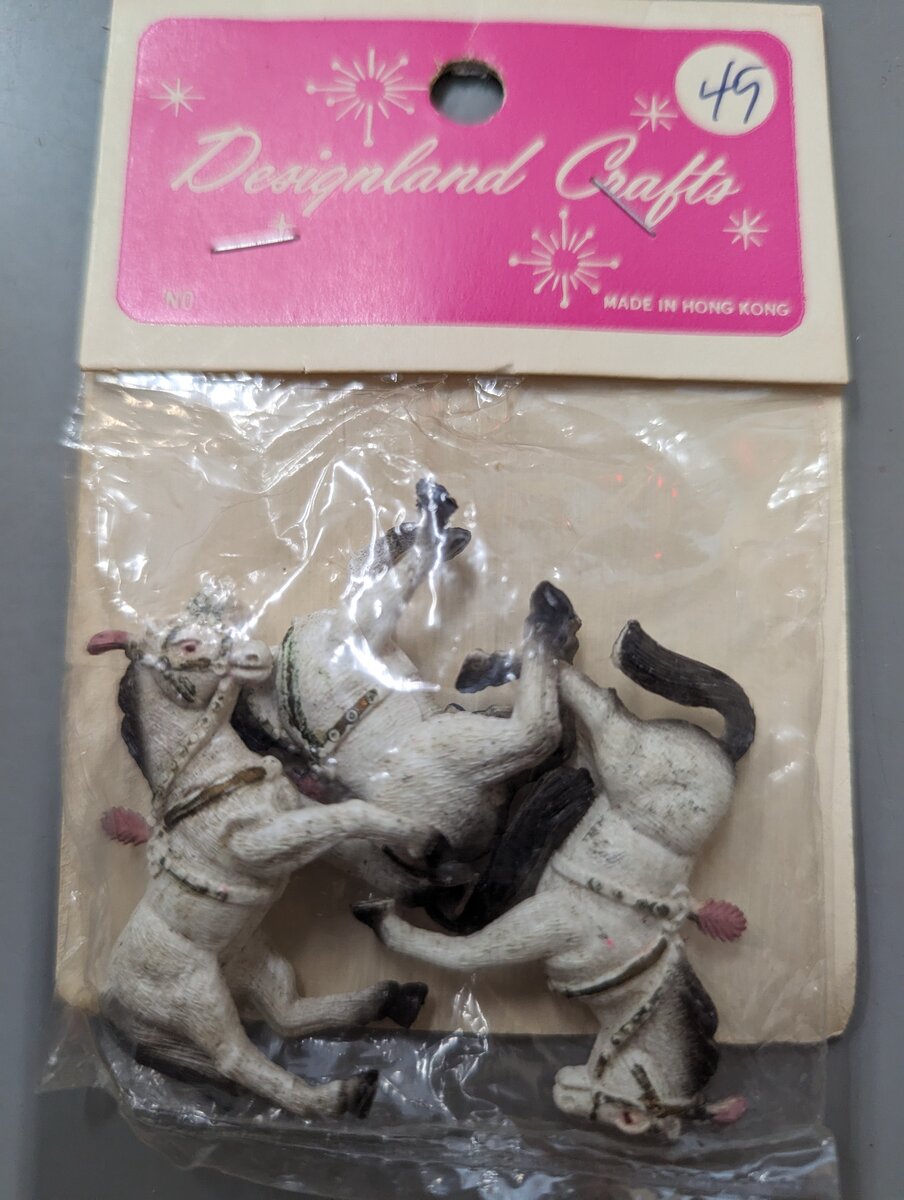 Acme 49 Designland Crafts HO Decorative Circus Horses (Set of 3)
