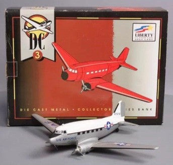 Liberty Classic 315000 Diecast Metal DC3 Collector Series Bank