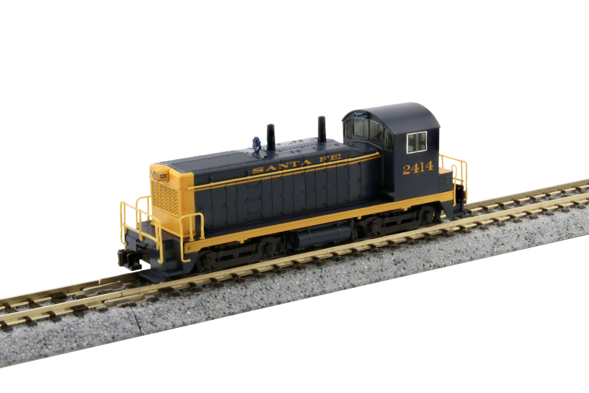 Kato 176-4376 N Atchison, Topeka & Santa Fe EMD NW2 Switcher #2414