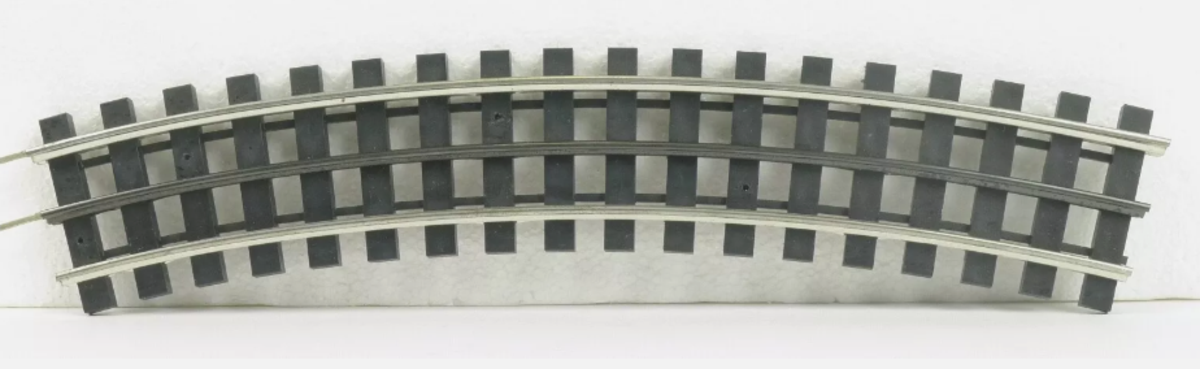 Gargraves 42-101-S O Phantom Tinplate Rail Plastic Tie Curved Track