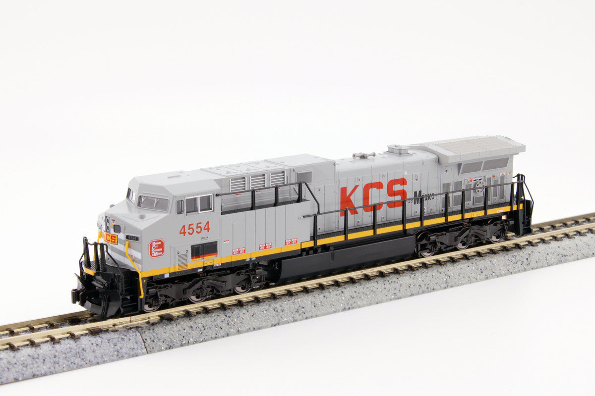 Kato 176-7045-DCC N KCSM AC4400CW Diesel Locomotive w/Pre-Installed DCC #4554