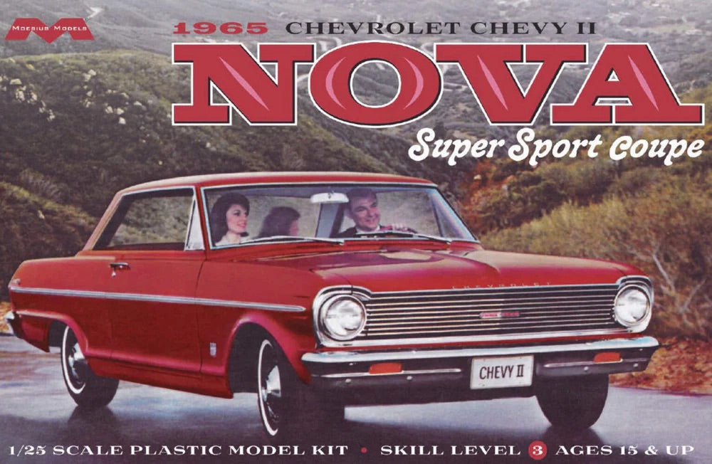 Moebius Models 2322 1:25 Nova Super Sport Coupe Plastic Model Kit
