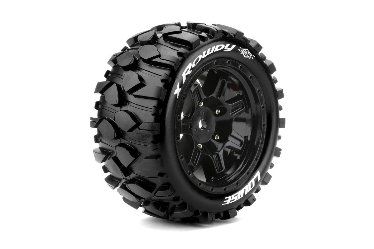 Louise R/C LT3351B MFT X-Rowdy Sport Monster Truck Tires (Pack of 2)
