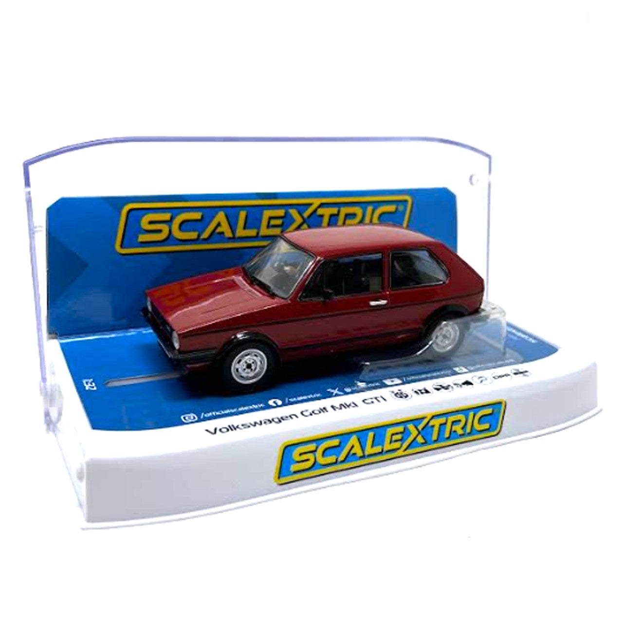 Scalextric C4490 1:32 Red Volkswagen Golf GTI Slot Car
