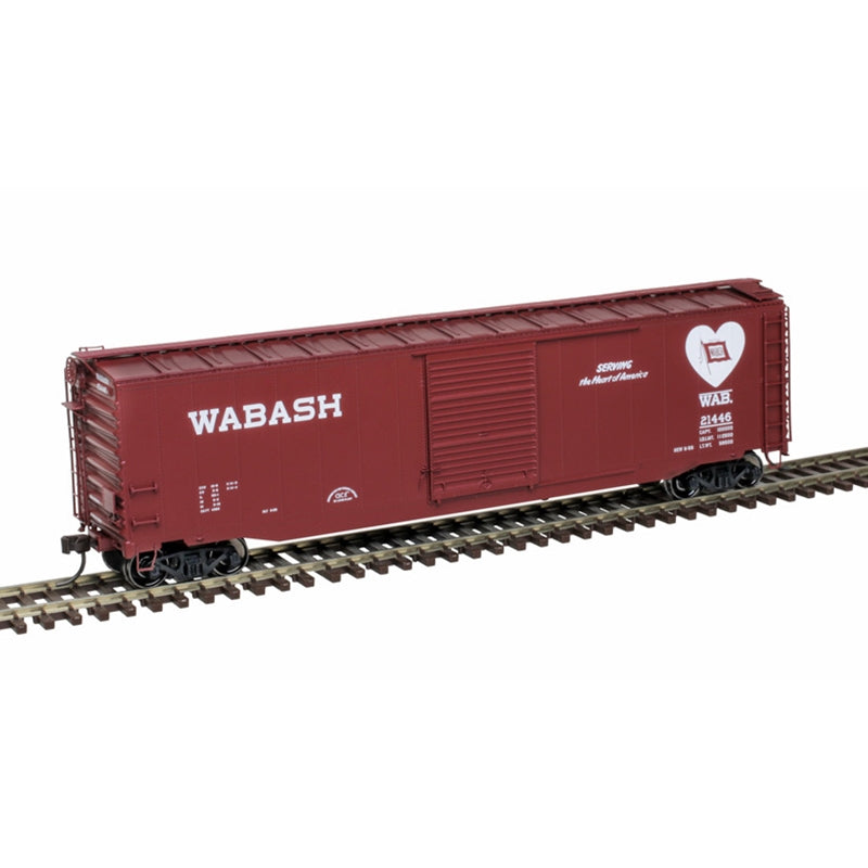 Atlas 20007521 HO Wabash 50' Postwar Single Door Boxcar #21548