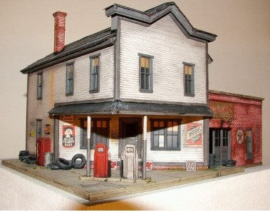 Ed Fulasz 06 HO Scale Filler-Up Gas Station Building Kit
