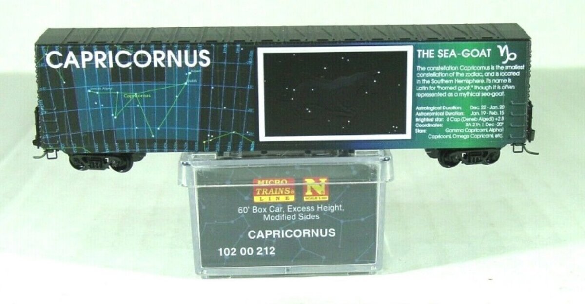 Micro-Trains 10200212 N Scale Capricornus Constellation Series 60'' Box Car