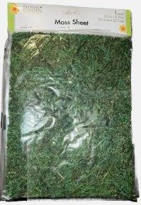 Greenbrier International 265169 Floral Garden Moss Sheet 6.5" x 8.75"