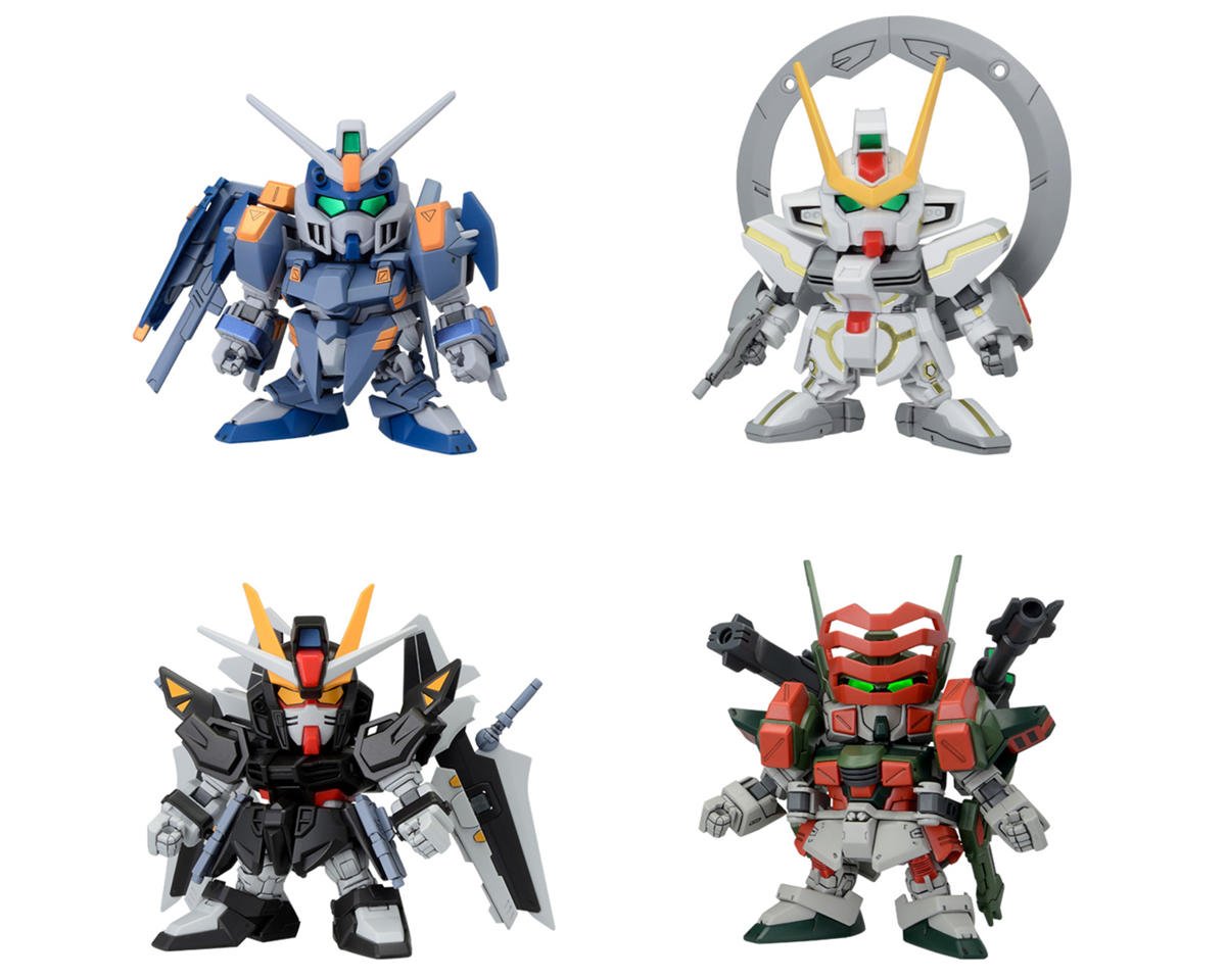 Bandai 2761646 BB Senshi SD C.E.73 -Stargazer Plastic Model Kit (Set of 4)