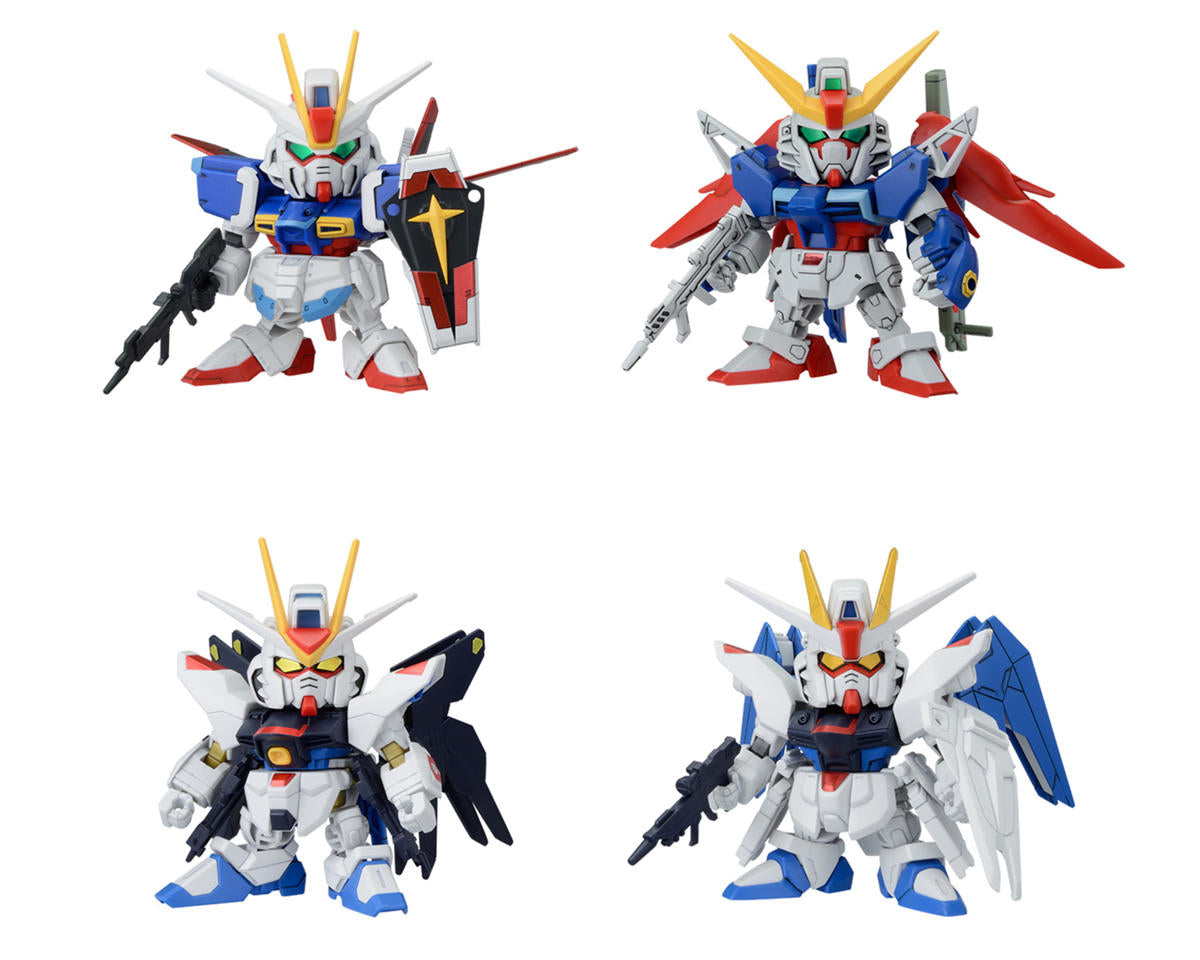 Bandai 2761644 BB Senshi C.E. Battles of Destiny Plastic Model Kit (Set of 4)