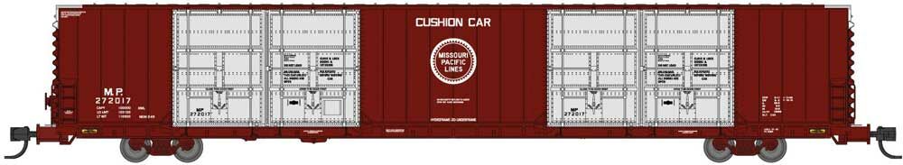 Bluford Shops 87285 N MP PS 86' Quad Door Auto Parts Boxcar Ready to Run #272020