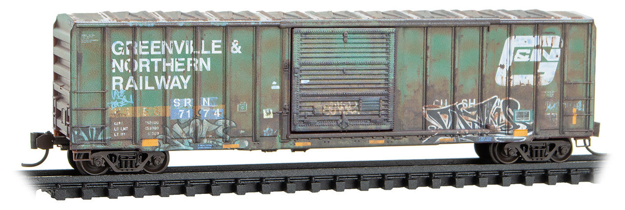 Micro-Trains 02544210 N SRN/ex-GNR 50' Rib-Side DD Boxcar No Roofwalk #7174