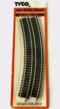 Tyco 418 HO 18" Radius Curve Track (Pack of 4)
