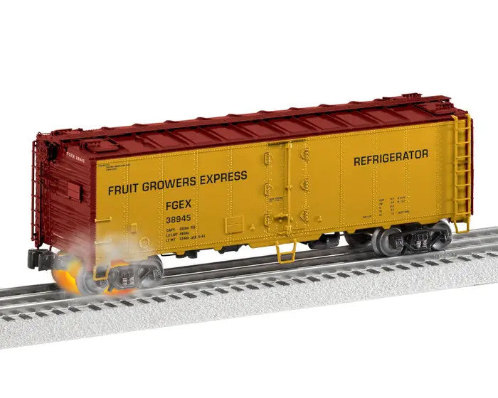 Lionel 2426330 O Fruit Growers Express Hotbox Steel Reefer #38945